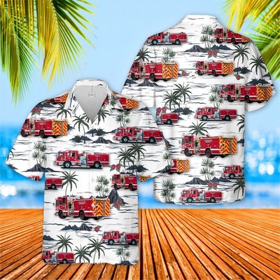 Vancouver Washington Fire Department Hawaiian Shirt