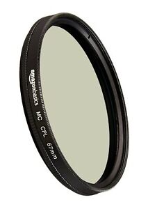AmazonBasics Circular Polarizer Camera Lens Filter - 67 mm 848719099454