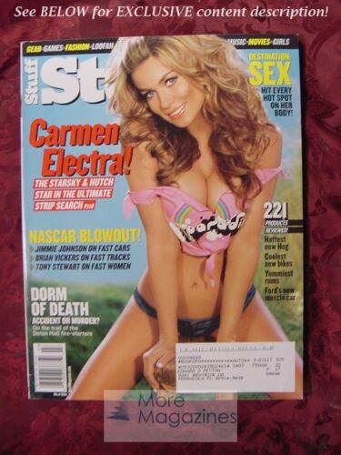 STUFF #52 MARCH 2004 CARMEN ELECTRA AMANDA SWISTEN BOBBI SUE LUTHER eBay photo