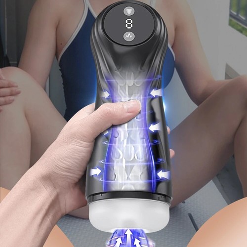 Male Masturbators Automatic HandsFree Sucking Thrusting Cup Stroker Men Sex Toys - Picture 4 of 8