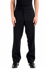 Dolce & Gabbana Men's Wool Black Dress Pants US 38 IT 54