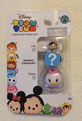 Disney Tsum Tsum Collect em' Stack 'em  Series 4: Lilo#461 Mystery Daisy#118 NEW
