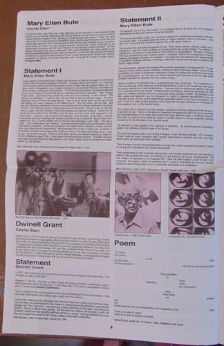 Harvard/AFA Film Calendar: Articulated Light: Abstrct Film in America / VG++ - Imagen 9 de 16