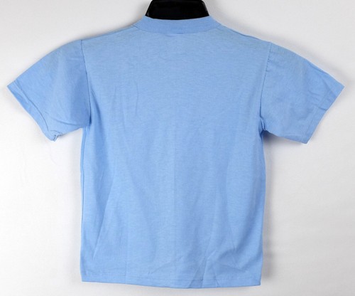 VINTAGE Russell Athletic Youth S Lt. Blue T-Shirts - Lot of 3 - Picture 4 of 5