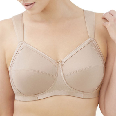 New Bra Glamorise Soft-Shoulders Everyday Comfort WF Cafe 9820 MSRP-$50.00 50D