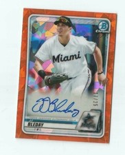 JJ Bleday 2020 Bowman Chrome Orange Sapphire Auto  17/25