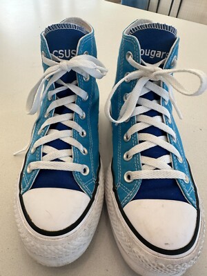 Cal State San Marcos Cougars Converse sneakers Custom Blue US 6.5 Womens