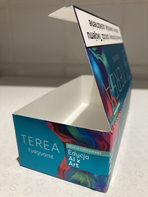 Terea Türkis x3 Leerkarton Kartonhülle mild reines Menthol Phillip Morris