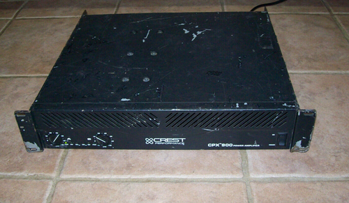 Crest Audio CPX 900 Stereo Power Amplifier, 180 Watts Per Channel into 8Ω