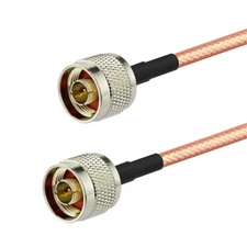 N Type Male to N Type Male RG400 Antenna Adapter RF Coaxial Pigtail Cable 3 feet