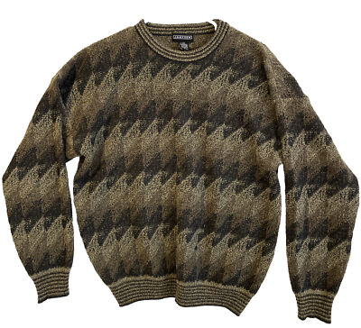 Vintage Jantzen Sweater Mens Large L Made In Korea Multicolored