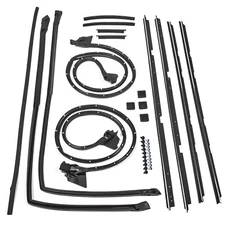 17 Pcs Door Tailgate Weatherstripping Seal Kit 2135478 For 78-87 Chevy El Camino