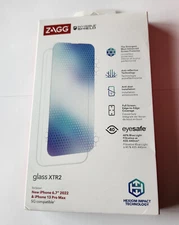 NEW ZAGG InvisibleShield Glass XTR2 Protector Apple iPhone 14 Plus / 13 Pro Max