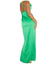 green long dress