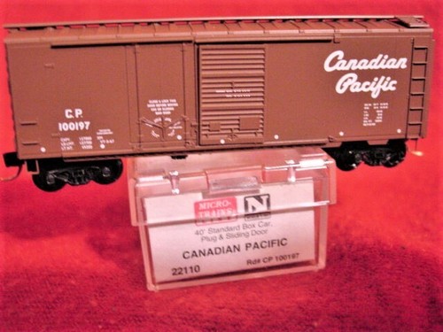 Coche de caja enchufable/deslizante rMTL 22110-2 CANADIAN PACIFIC 40' #100197 'NUEVO' ESCALA N | Zustand: New
