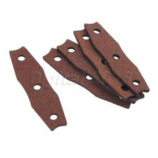 5/10/20 pièces sachets de fronde catapulte bande cuir microfibre marron souple 50 mm/2"