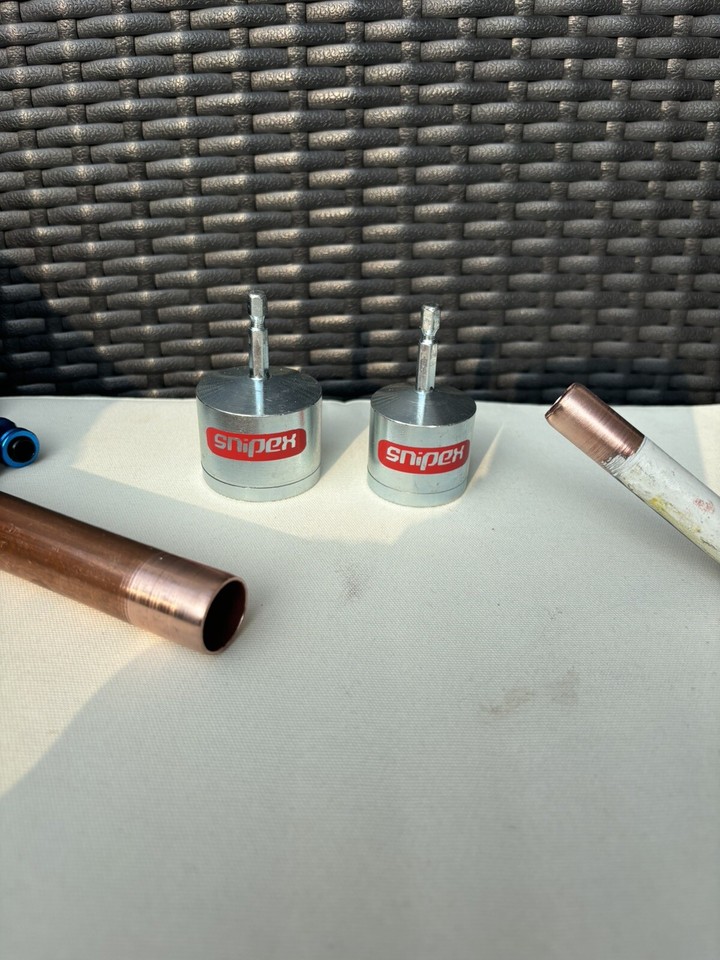 2x Copper Pipe Cleaners 15mm And 22mm Plumber And Heating Full Metal