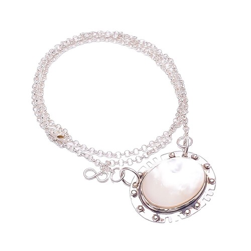 Stussy Silver925 Spring 24 Jewelry Swirly S Chain Necklace Sterli