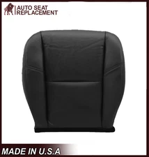 2011 2012 Chevy Tahoe LTZ Driver Bottom Replacement Leather Seat Cover In Black