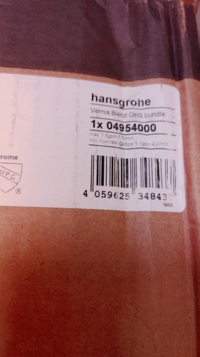 Hansgrohe Vernis Runddusche Set Chrom – Regenduschkopf 22,9 Cm Mit Regenstrahl | EcoSmart Technologie