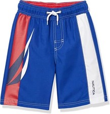 Nautica Little Boys' Colorblock Swim Short NEW size 6