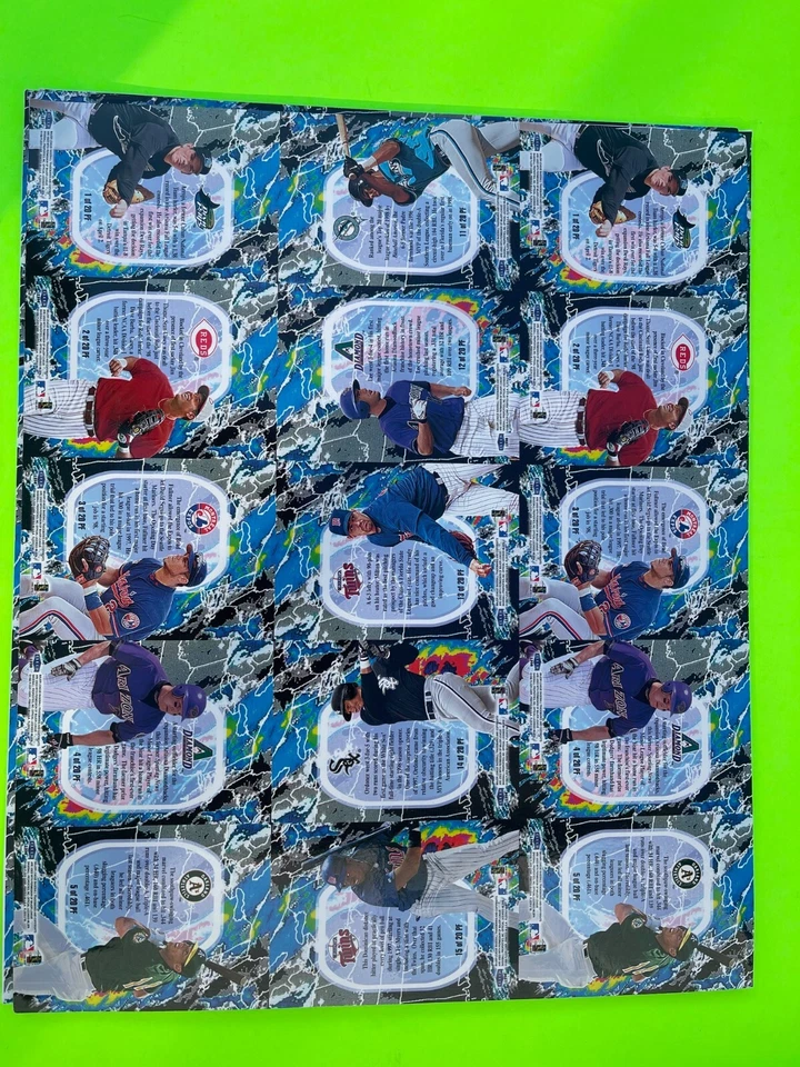 1998 Fleer Tradition - Promising Forecasts Full set on 3 sheets - Image 3 of 4