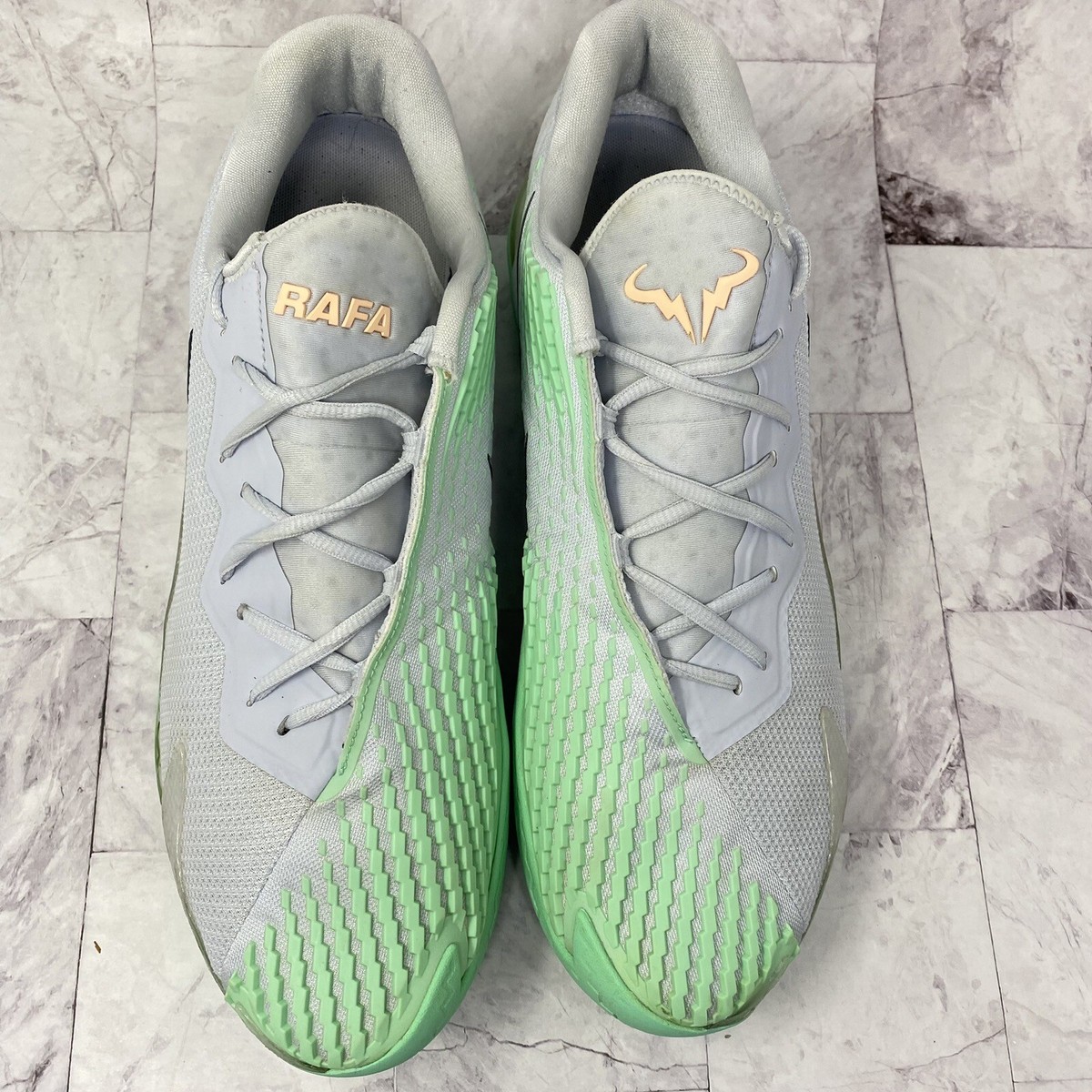 Nike Zoom Vapor Cage 4 Grey Green Glow Rafa Nadal Tennis