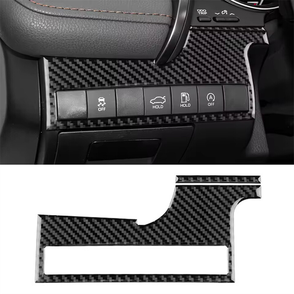 Carbon Fiber Scheinwerfer Schalter Panel Interior Trim FüR Toyota Camry 2018-24-image