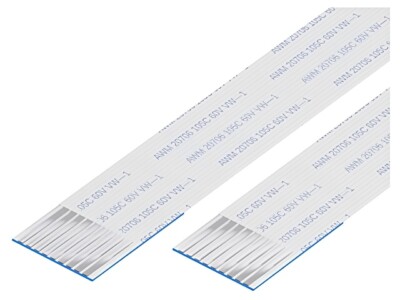2X 10-09-A-0101-C-4-08-4-T-4-08-4-T FFC-Band Adern: 9 R. Flachk: 1mm Kontakte au