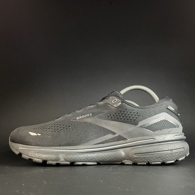 Brooks Ghost 15 Men s Size 9 D Triple Black Athletic Shoes Running Sneakers GUC