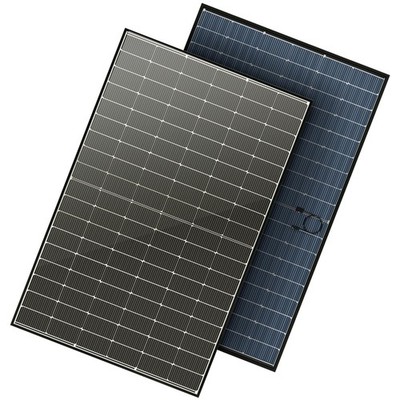 JJN Bifacial 400 Watt Solar Panel, NType 16BB 400W Solar Panels, 25% High Eff...