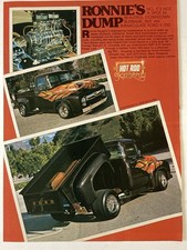 1977 Hot Rod Gallery Ronnies Dump Print Ad Ford F100 Truck 1977 Hot Rod Gallery Ronnies Dump Print Ad Ford F100 Truck