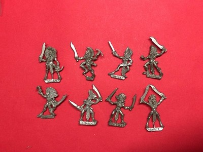 Citadel Games Workshop Metall Warhammer Dunkelelfen Marauder MM73 Hexenelfe x8  