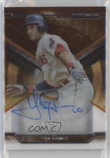2015 Topps Strata Auto Orange 39/125 Yan Gomes #SA-YGS Auto 1u6