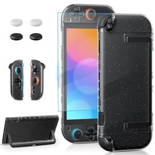 Nintendo Switch 2 Transparent Glitter Protective Shell