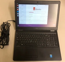 Dell Latitude E5550 Intel i5-5300U 2.3GHz 12GB RAM 500gb SSD Ubuntu w/adapter