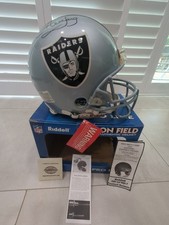 Oakland Raiders Howie Long Signed Riddell Helmet COA Pro Line ON FIELD AUTHENTIC