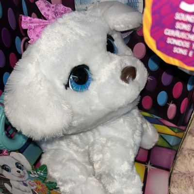 FurReal GoGo My Dancin' Pup Dance Walk White Puppy 50 Sounds Reactions Fur Real