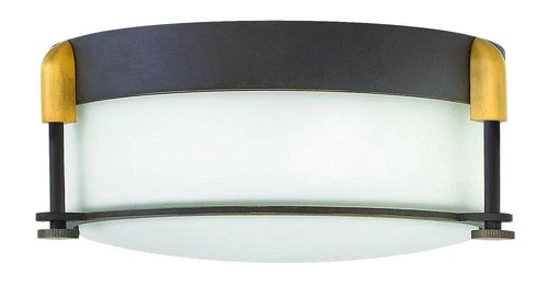 Oil Rubbed Bronze LED Flush Mount from the Colbin Collection - Picture 2 of 2