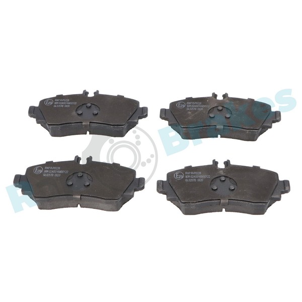 Bremsbelagsatz Scheibenbremse RAP Brakes R-P0226 FüR Mercedes Klasse W168 140-image
