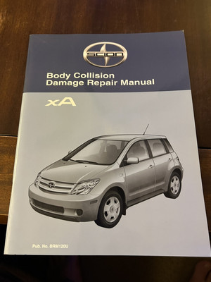 2003 Toyota Scion XA Factory Body Collision Damage Repair Manual BRM120U