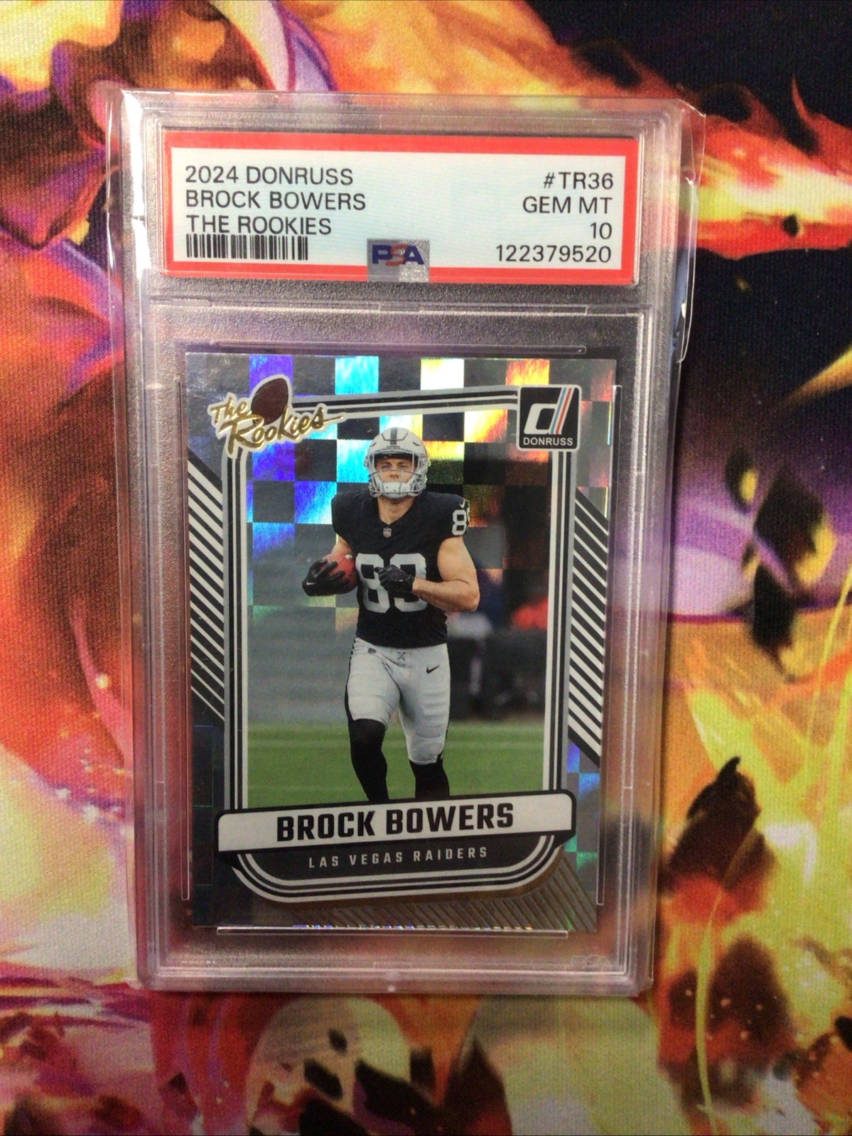 Brock Bowers Panini Donruss the Rookies #TR36 Base