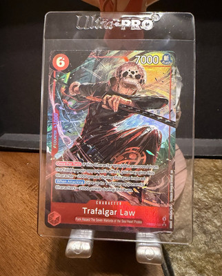 One Piece TCG Trafalgar Law PRB02-002 Alt Art Foil SR English