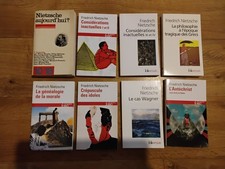 FRIEDRICH NIETZSCHE Lot de dix huit poches Folio/Le Livre de Poche/GF/Babel