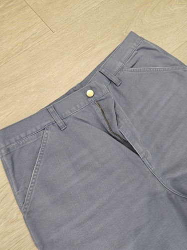 Authentic Carhartt WIP Single Knee Carpenter Pants In Blue Size 34 x 32 - Picture 2 of 19