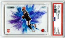 SHEDEUR SANDERS RC 2025 PANINI PRIZM COLOR BLAST ROOKIE CASE HIT SSP #8 PSA 10