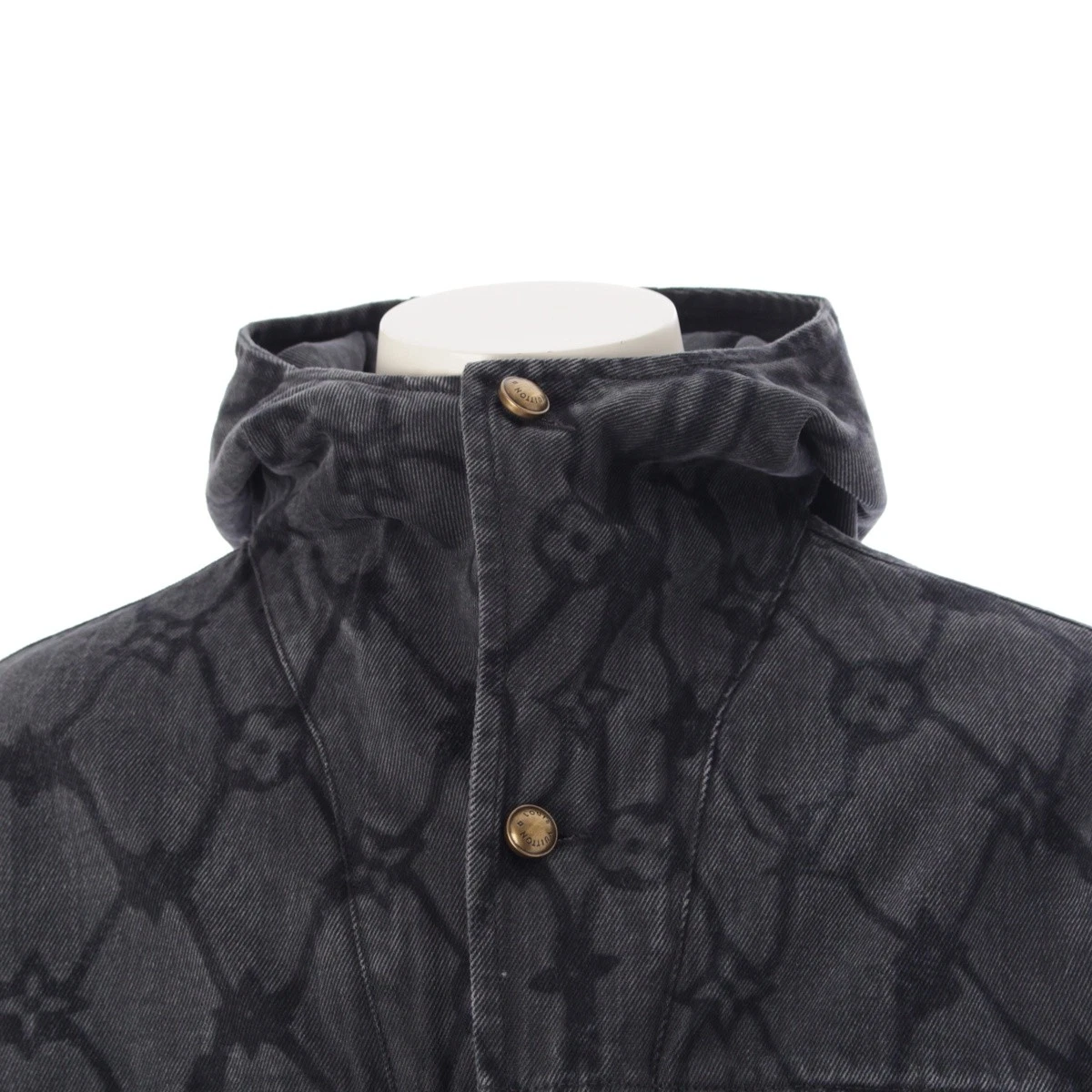 LOUIS VUITTON（LV） LOUIS VUITTON 24 anni cotone monogramma denim cappuccio blouson giacca capospalla 1...