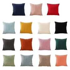 Standard Size Corduroy Cushion Cover Pillowcase Add Warmth To Any Setting