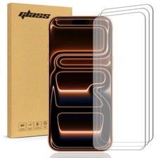 For Apple iPhone 17 Pro Max 2.5D Tempered Glass Screen Protector 3 Per Pack 