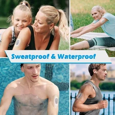 60Pack G6 Adhesive Patches Waterproof Adhesive Patches for G6 Premium Transpa...